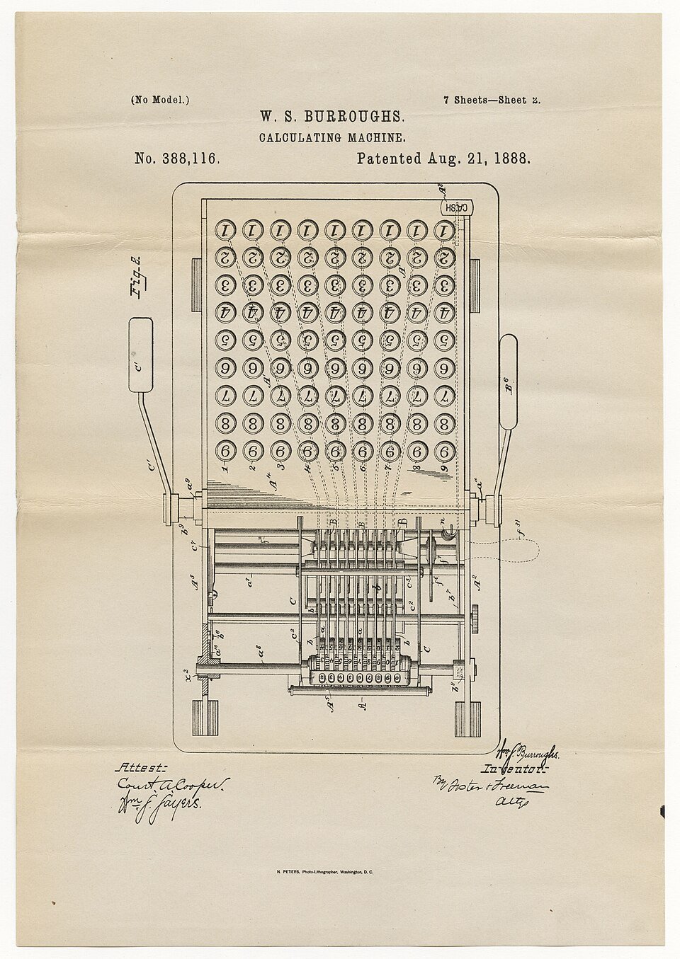 La machine à calculer Burroughs, William Seward Burroughs
