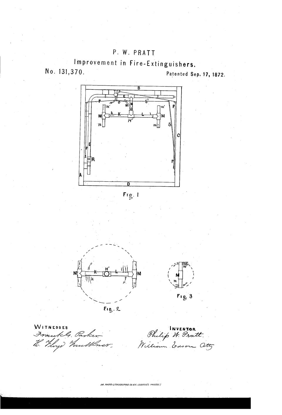 L'extincteur automatique sprinkler, Philip W. Pratt
