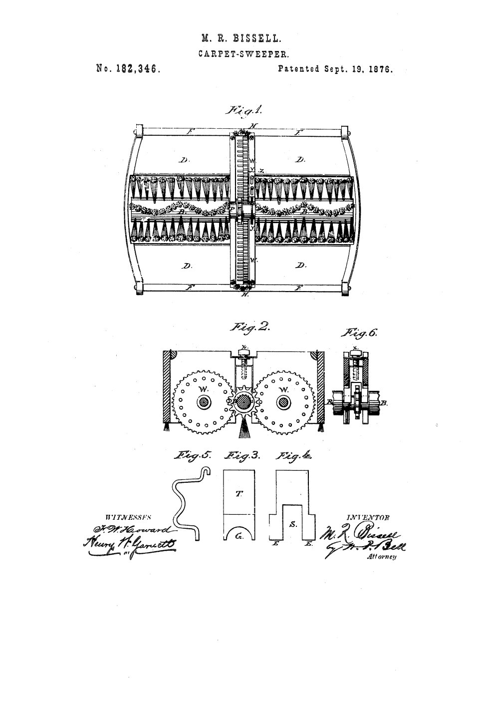 Le balai mécanique, Melville Bissell