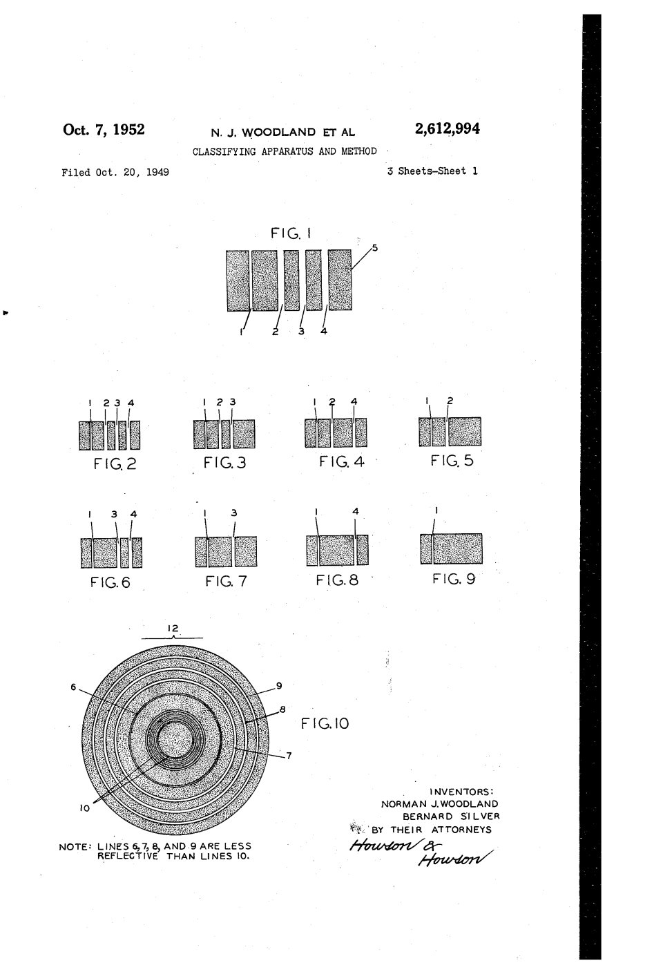 Le code-barres, Norman Joseph Woodland et Bernard Silver