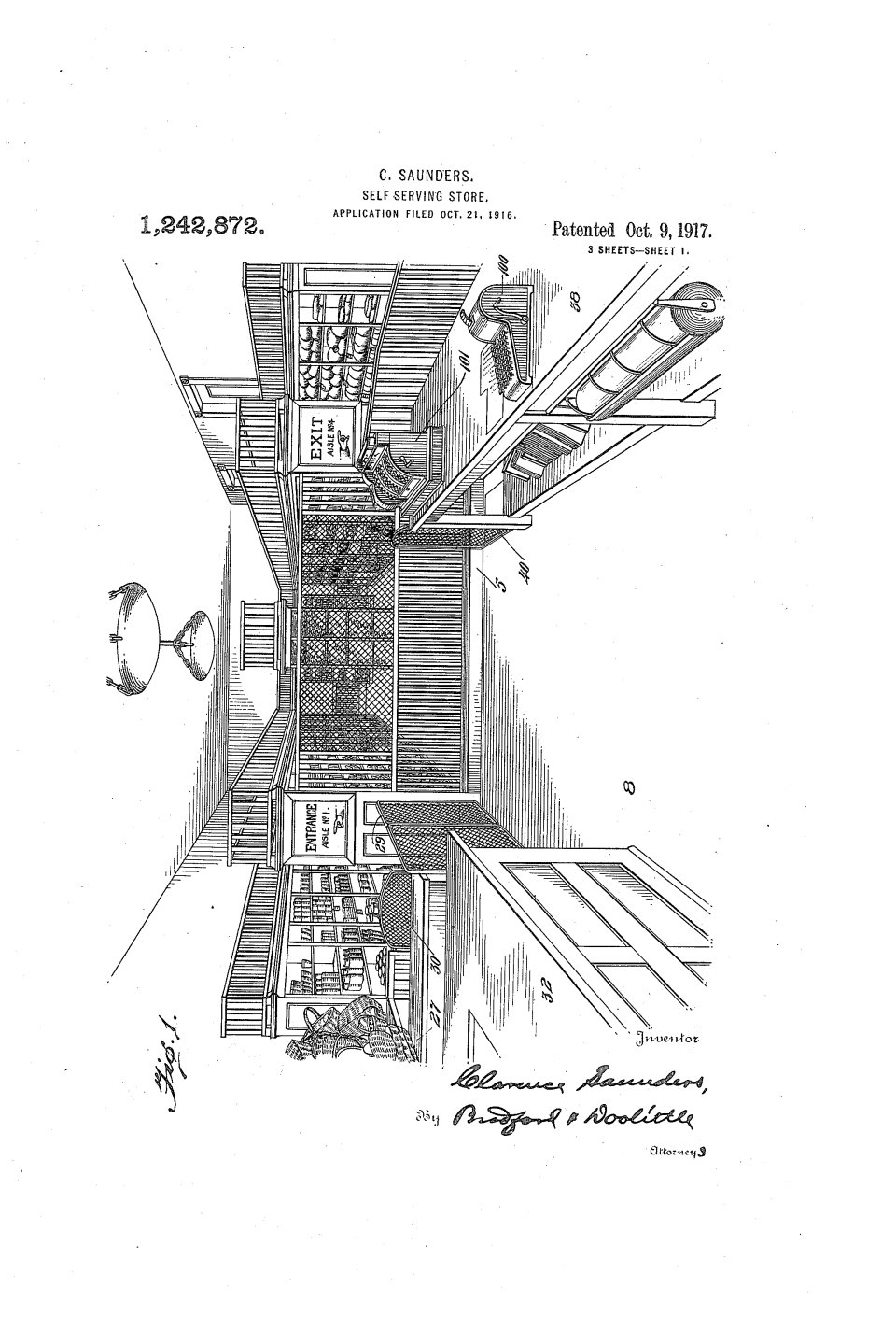 Le magasin en libre-service, Clarence Saunders