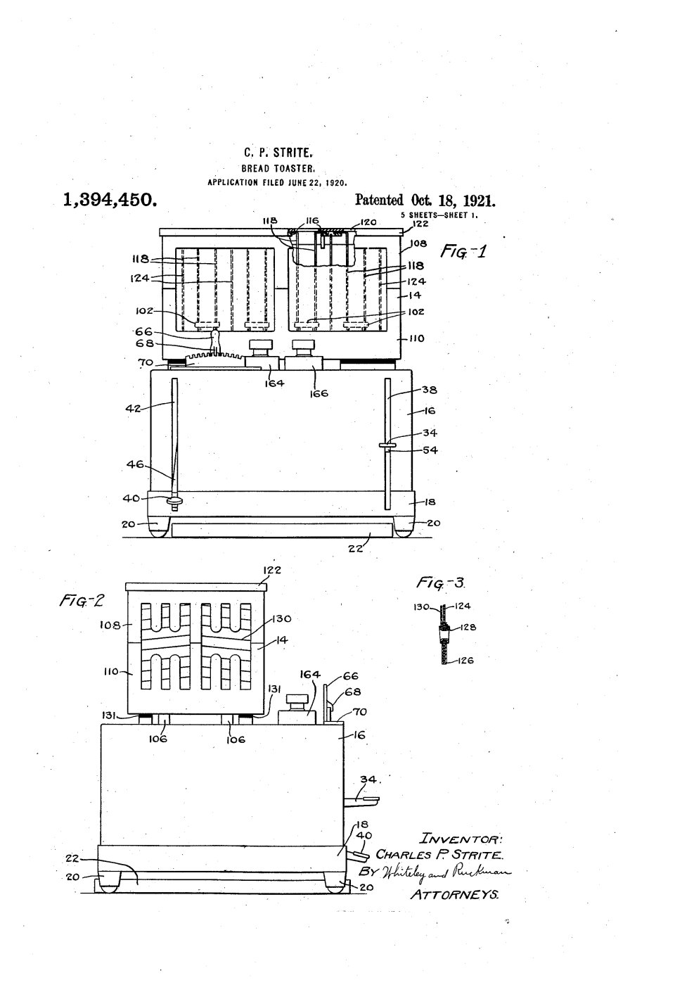 Le grille-pain à éjection automatique, Charles Strite