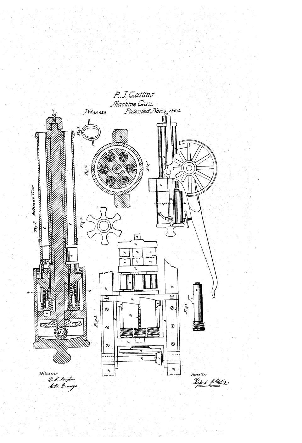La mitrailleuse Gatling, Richard Jordan Gatling