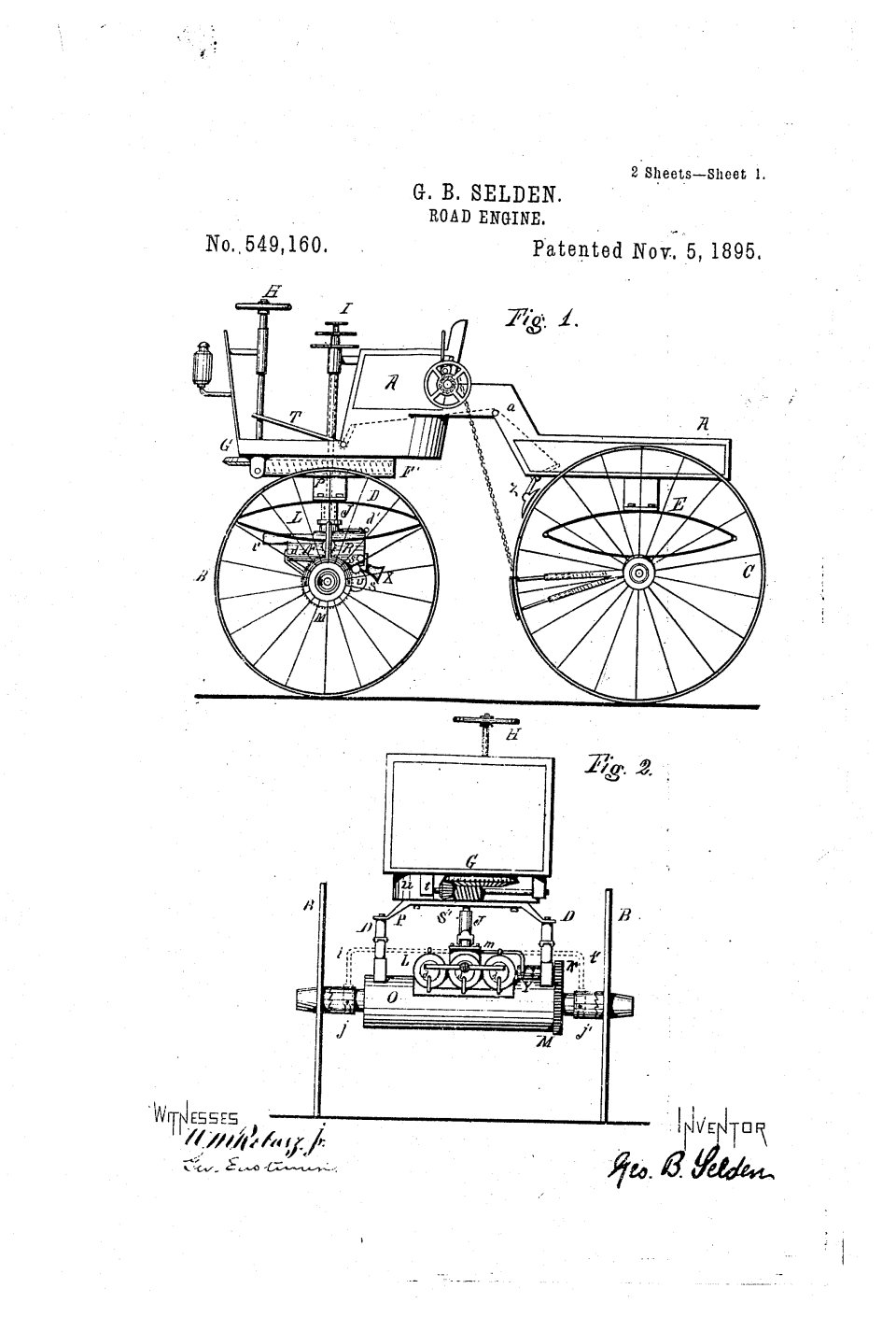 Le brevet Selden de l'automobile, George Baldwin Selden