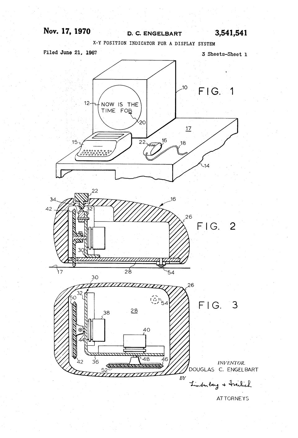 La souris d'ordinateur, Douglas Engelbart