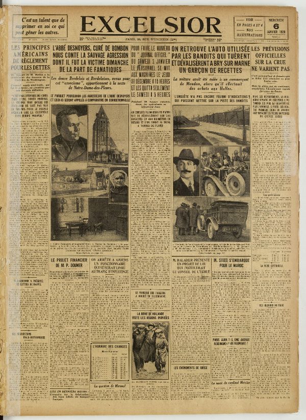 Excelsior — 6 janvier 1926