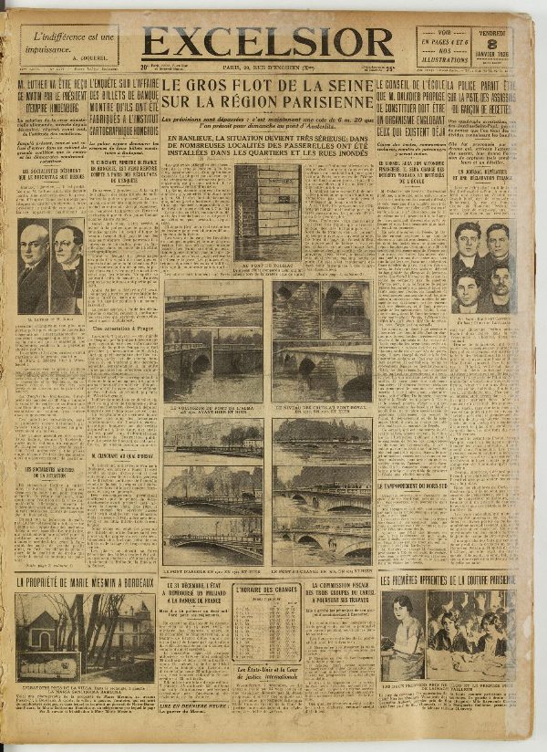 Excelsior — 8 janvier 1926