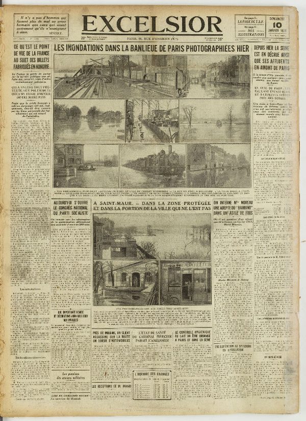 Excelsior — 10 janvier 1926