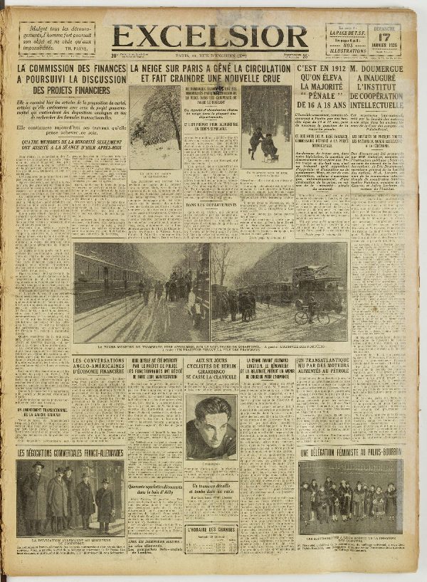 Excelsior — 17 janvier 1926