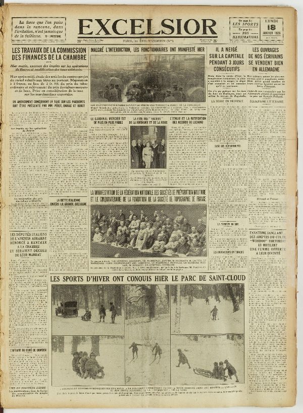 Excelsior — 18 janvier 1926