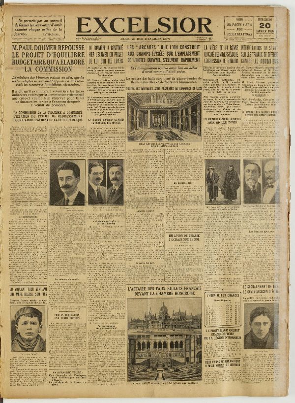 Excelsior — 20 janvier 1926