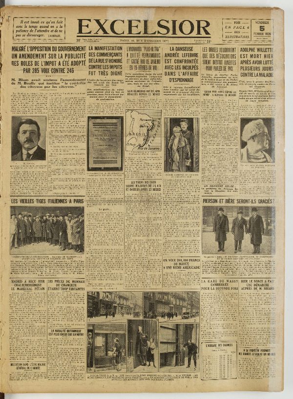 Excelsior — 5 février 1926