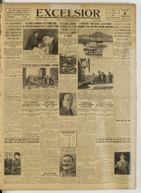 Excelsior — 6 février 1926