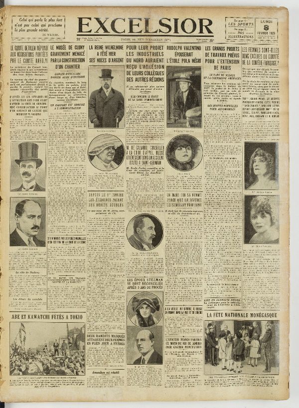 Excelsior — 8 février 1926