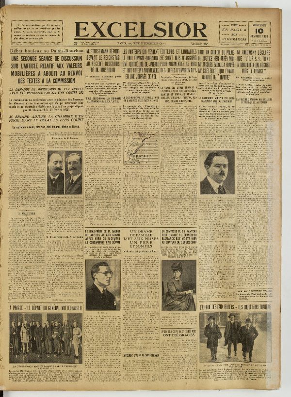 Excelsior — 10 février 1926