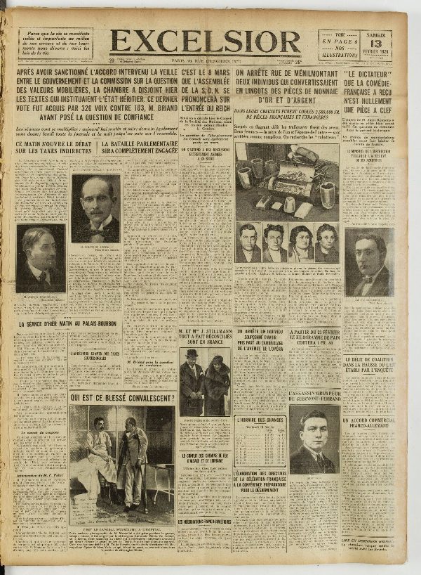 Excelsior — 13 février 1926