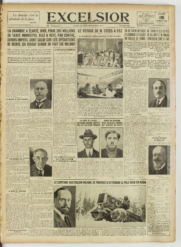 Excelsior — 15 février 1926