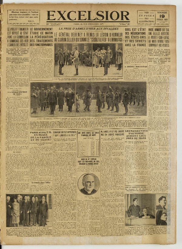 Excelsior — 19 février 1926