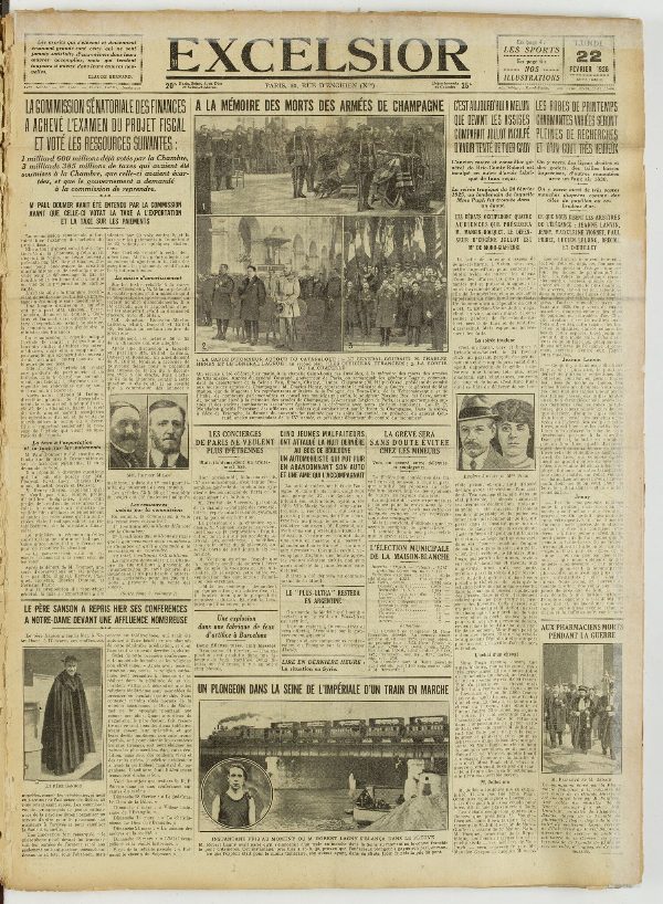 Excelsior — 22 février 1926