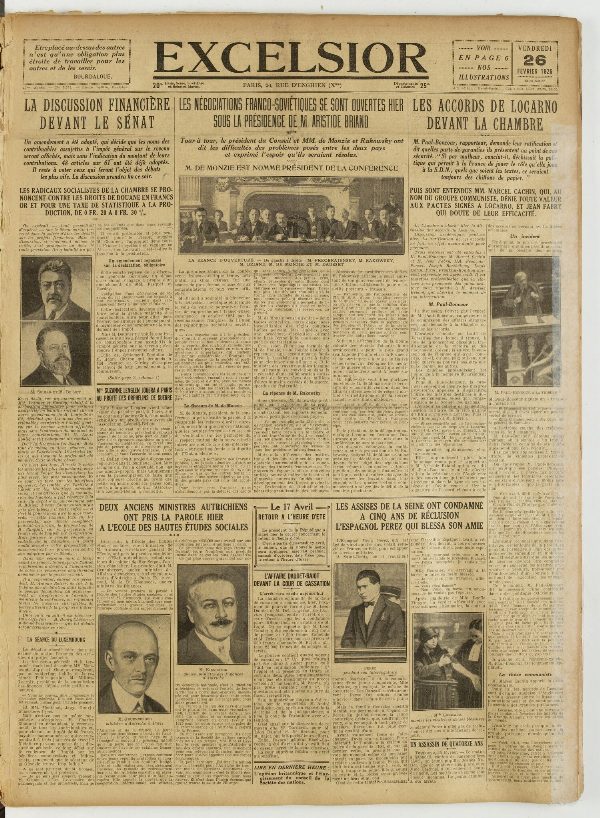 Excelsior — 26 février 1926
