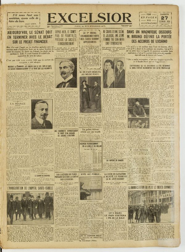 Excelsior — 27 février 1926