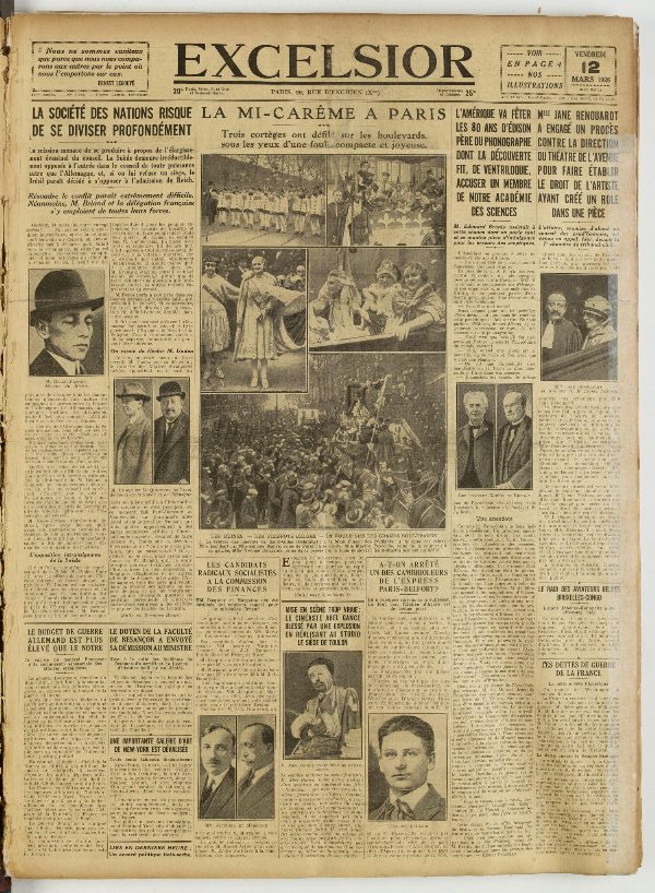 Excelsior — 12 mars 1926