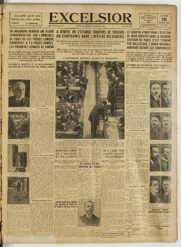 Excelsior — 15 mars 1926