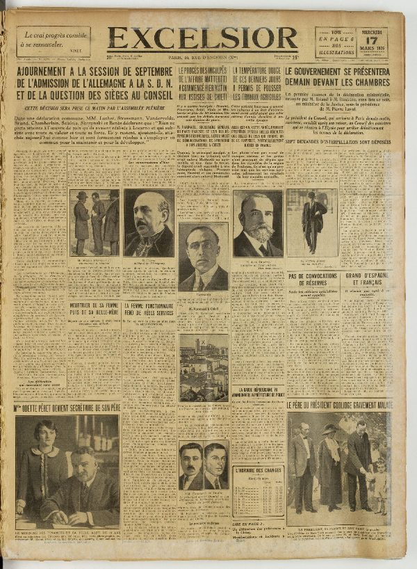 Excelsior — 17 mars 1926