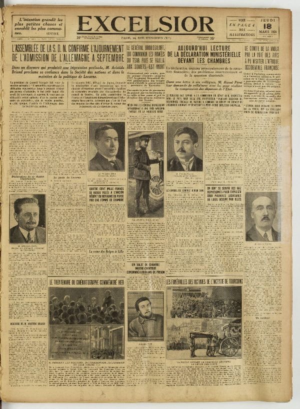 Excelsior — 18 mars 1926
