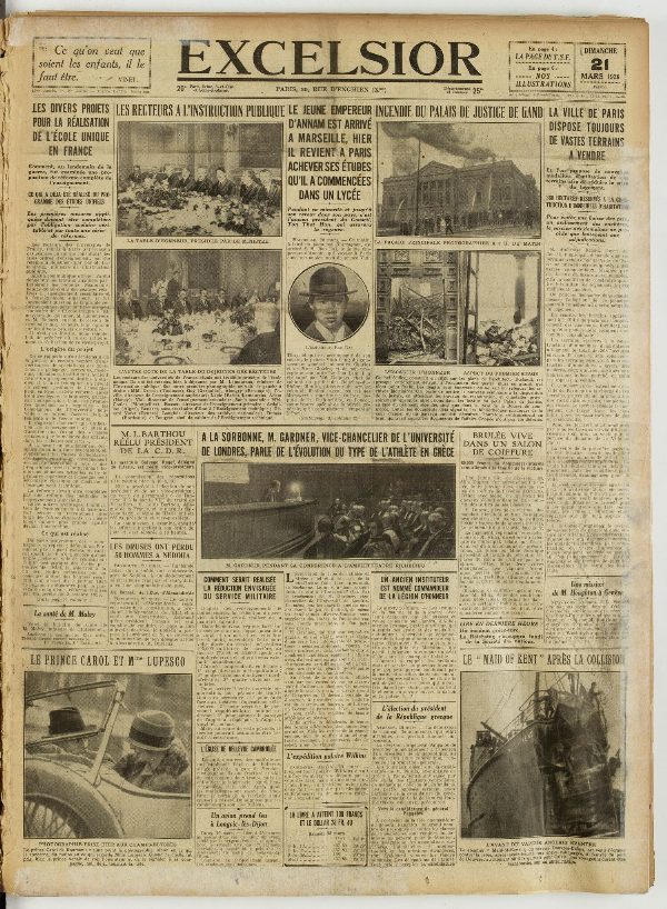 Excelsior — 21 mars 1926