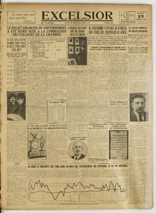 Excelsior — 23 mars 1926
