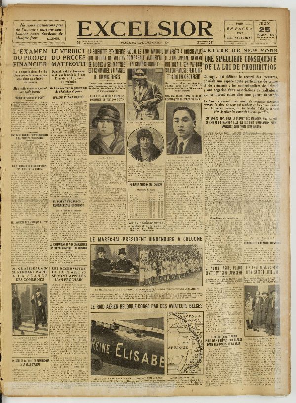 Excelsior — 25 mars 1926