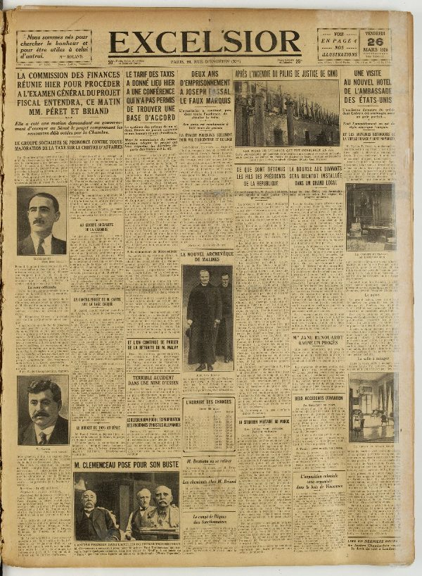 Excelsior — 26 mars 1926