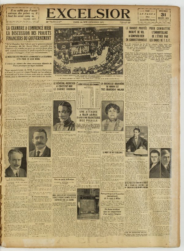 Excelsior — 31 mars 1926