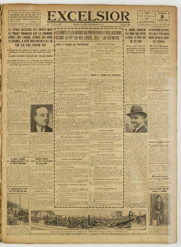 Excelsior — 2 avril 1926