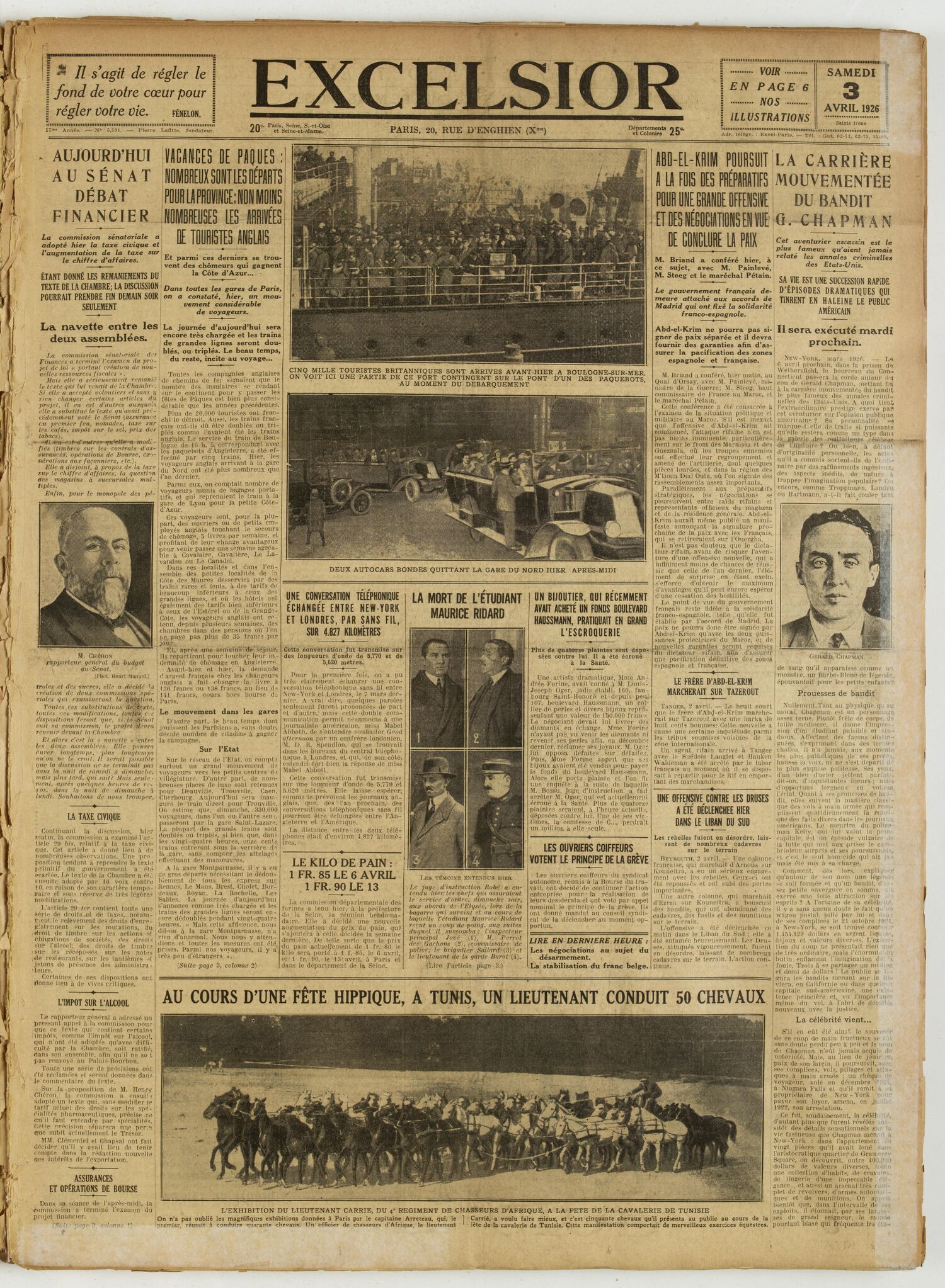 Excelsior — 3 avril 1926