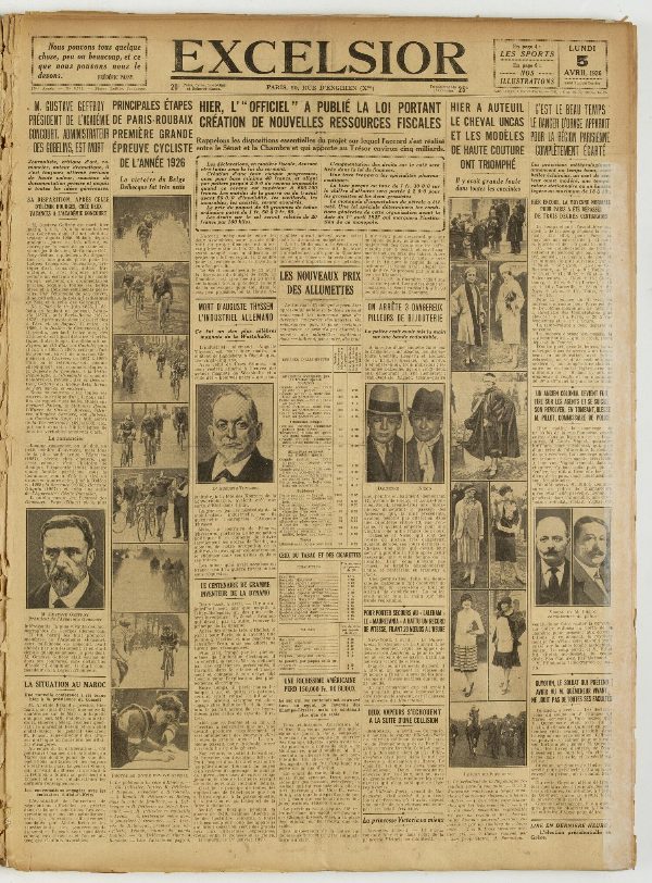 Excelsior — 5 avril 1926
