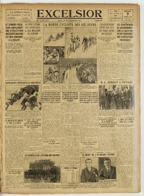 Excelsior — 7 avril 1926