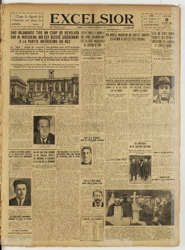 Excelsior — 8 avril 1926