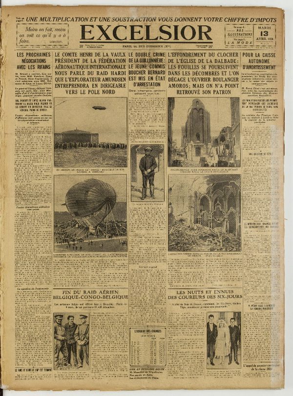 Excelsior — 13 avril 1926