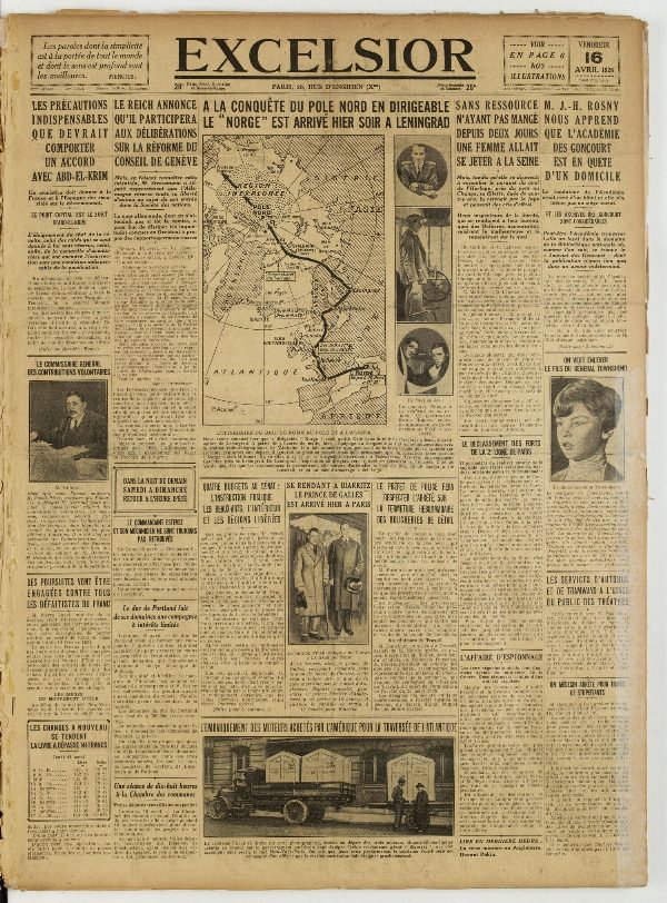 Excelsior — 16 avril 1926