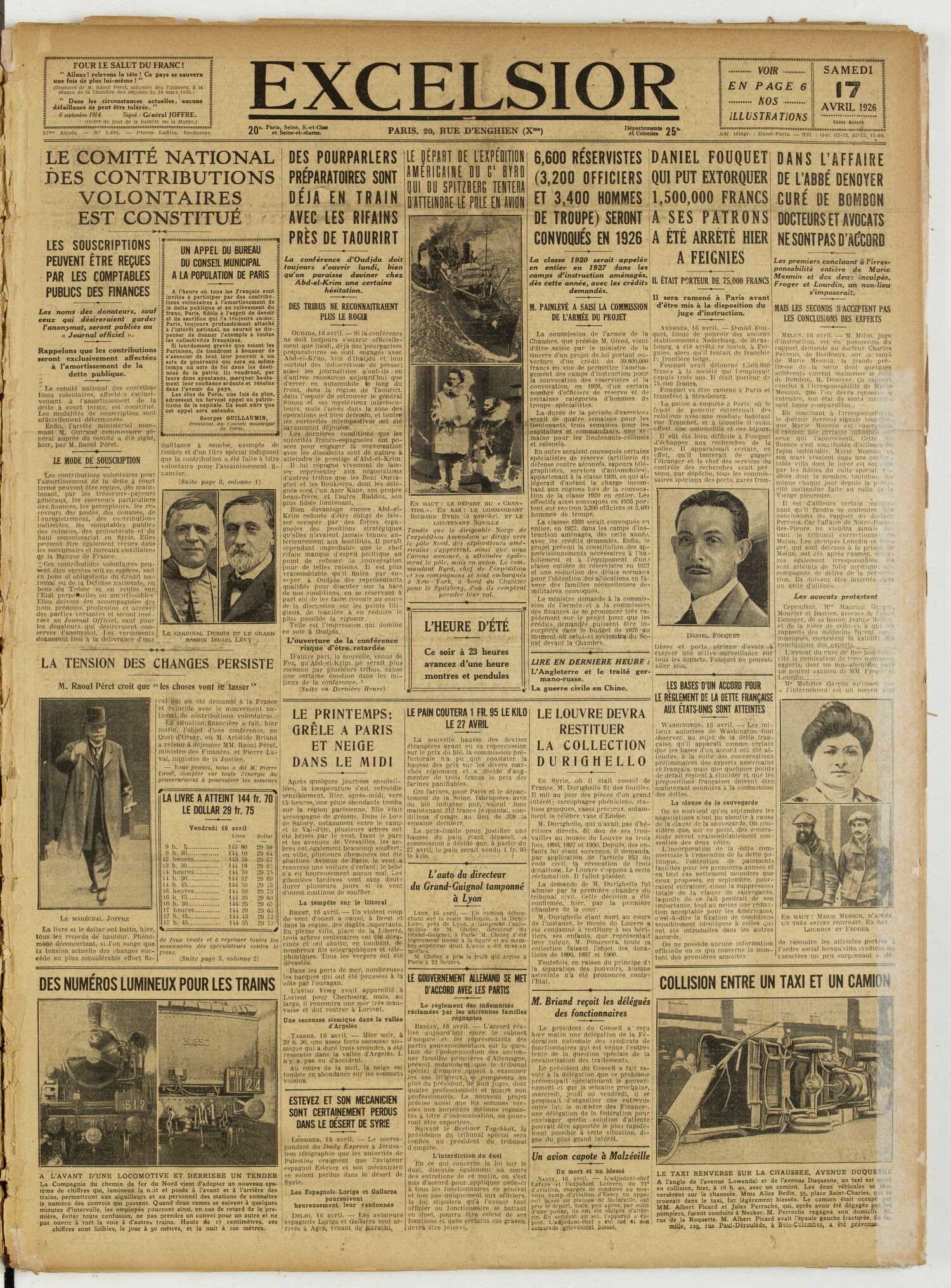 Excelsior — 17 avril 1926
