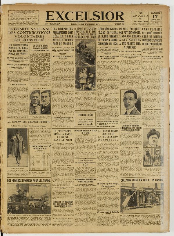 Excelsior — 17 avril 1926