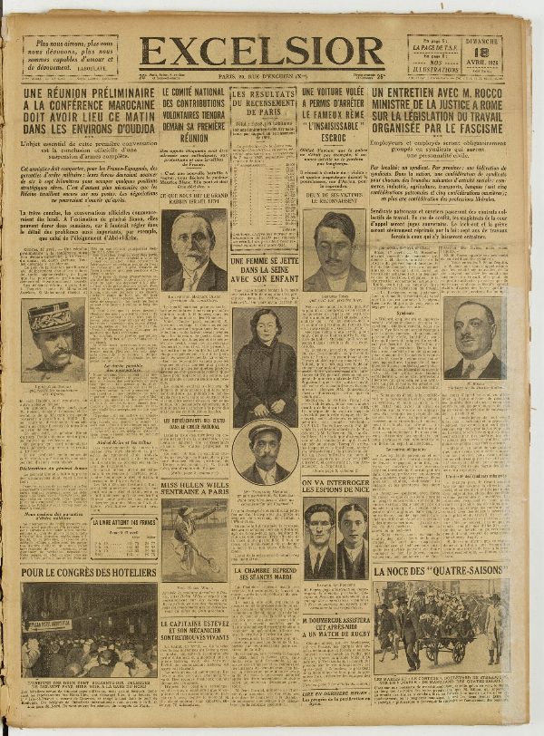 Excelsior — 18 avril 1926