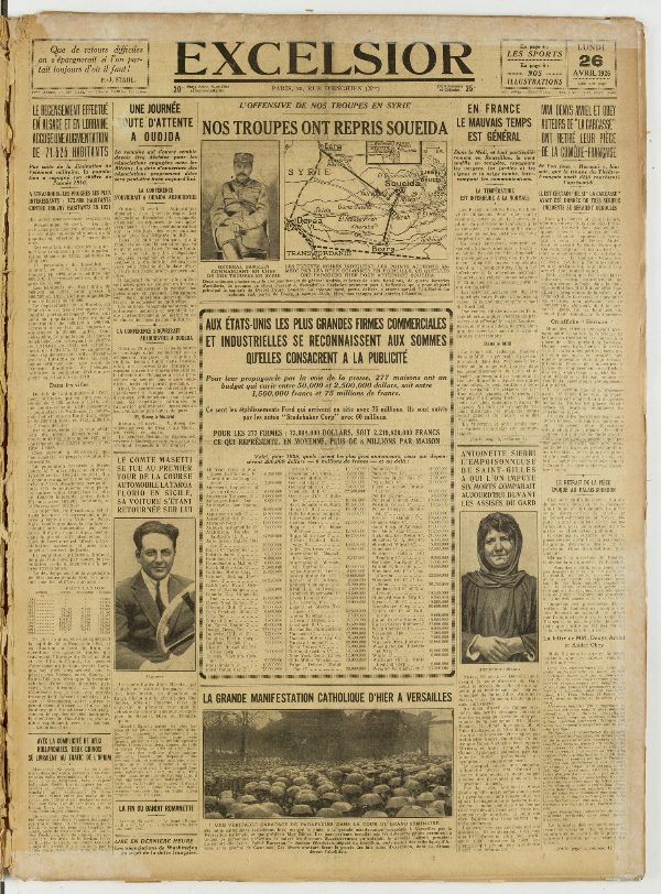 Excelsior — 26 avril 1926