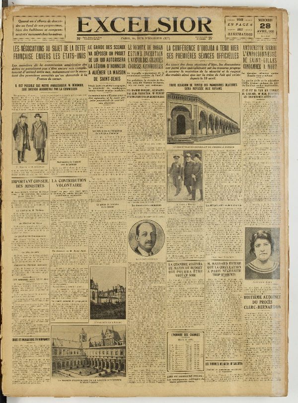 Excelsior — 28 avril 1926