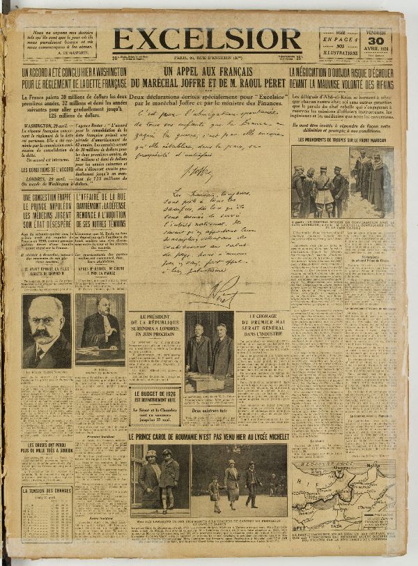 Excelsior — 30 avril 1926