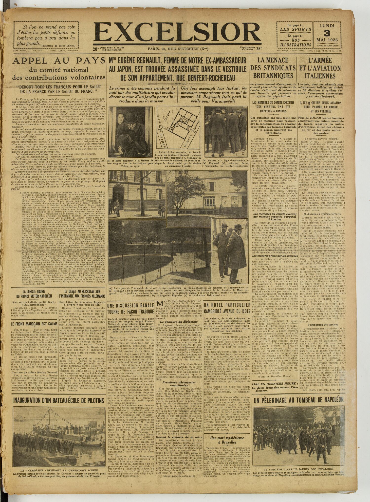 Excelsior — 3 mai 1926