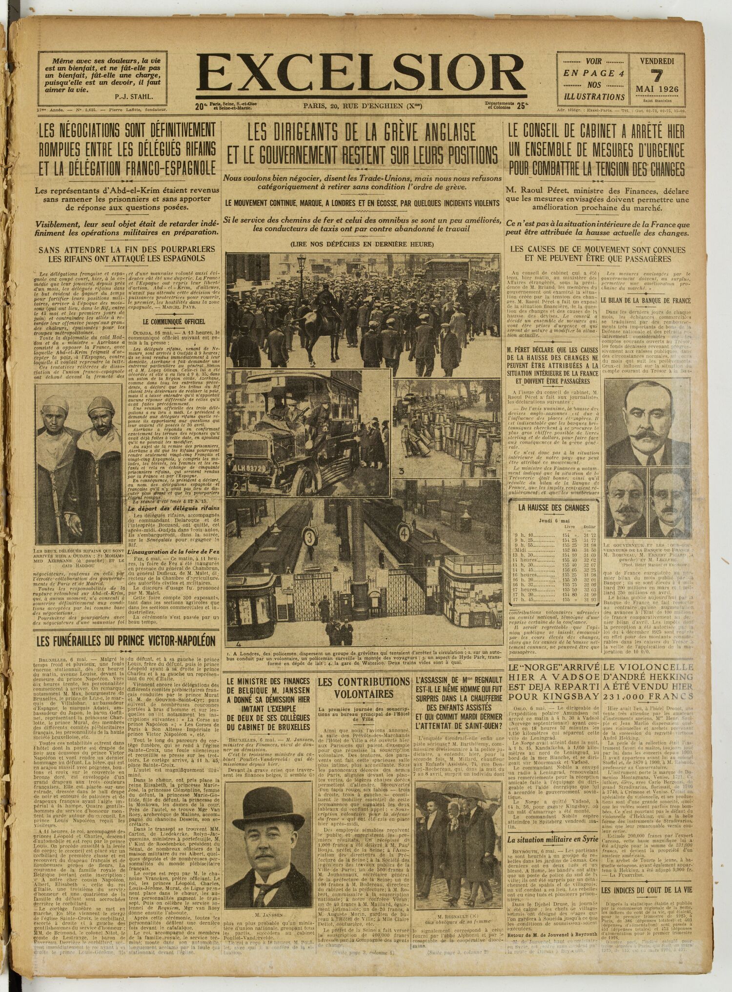 Excelsior — 7 mai 1926