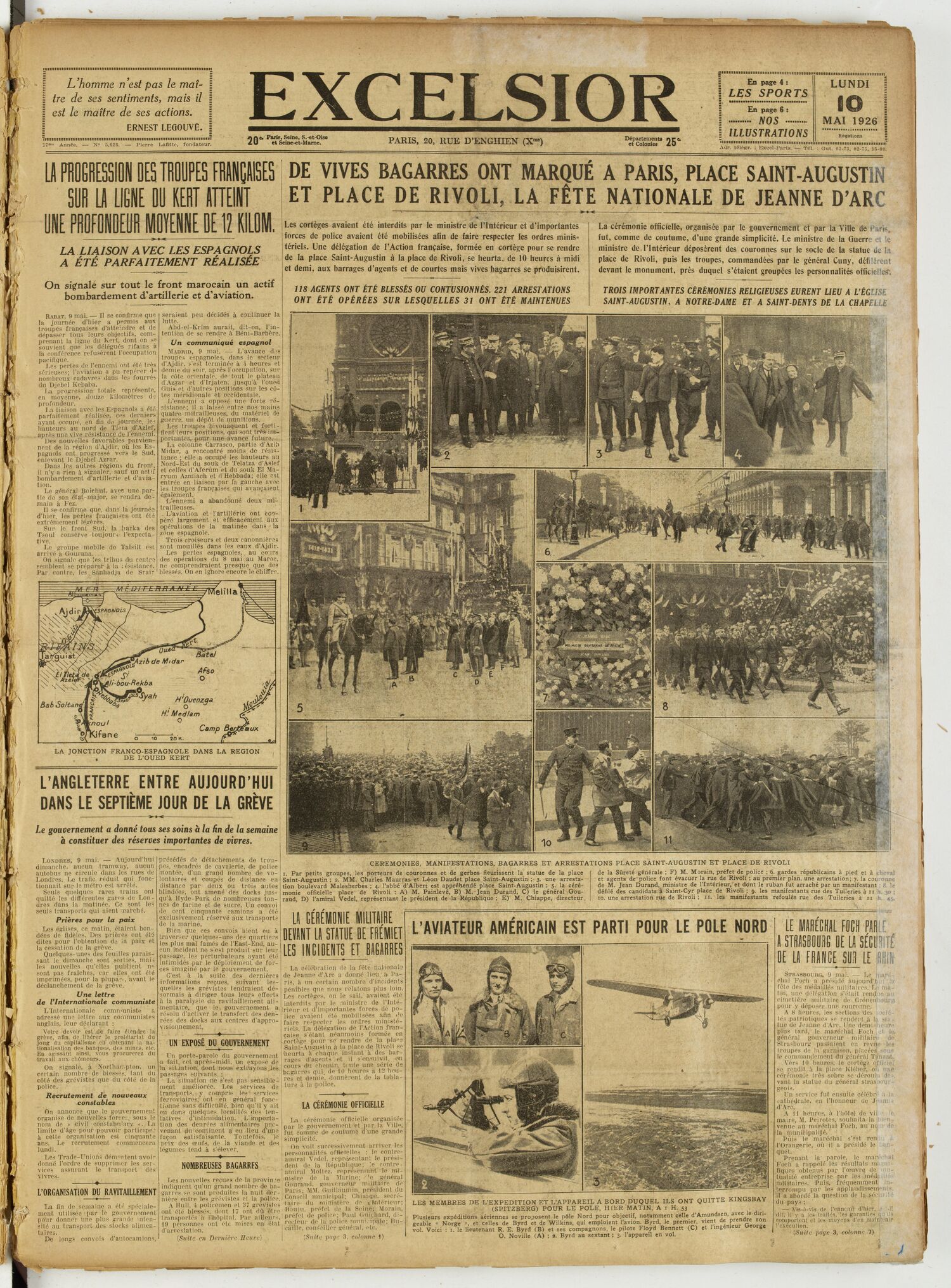 Excelsior — 10 mai 1926